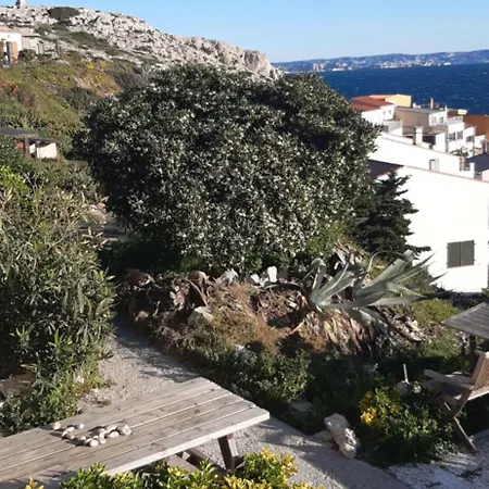 Cabanon Vue Mer Et Calanques Les Goudes Marseille Exterior photo