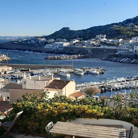 Cabanon Vue Mer Et Calanques Les Goudes Marseille Exterior photo
